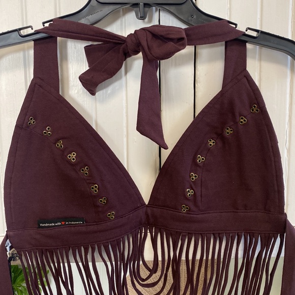 Arabian Nights String Studded Halter Bra - Large - Picture 4 of 9